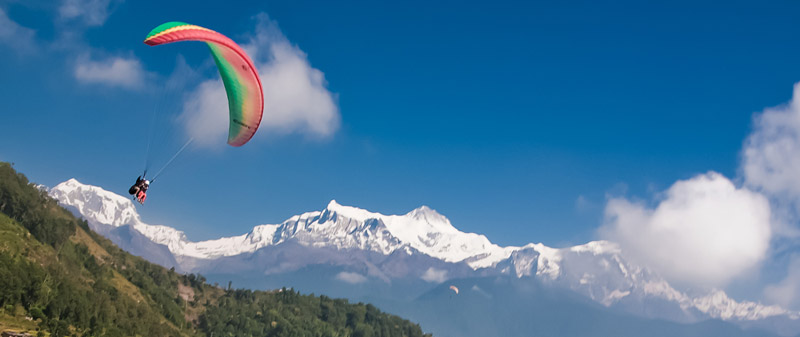 Paragliding in Nepal